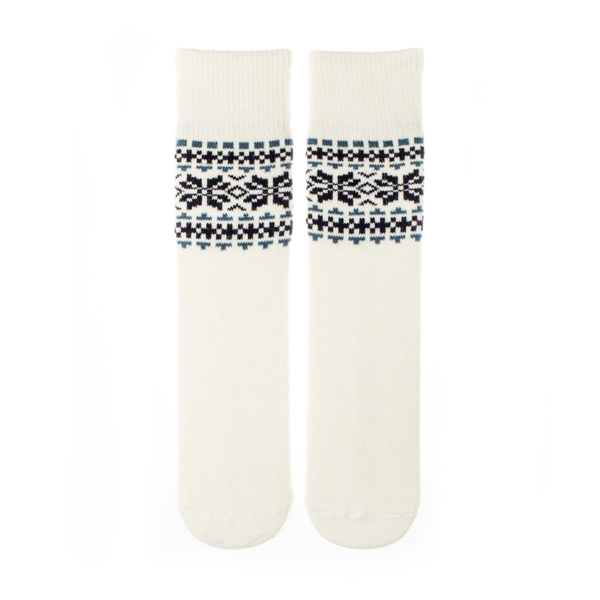 Vlnené ponožky Vlnáč Zima biely