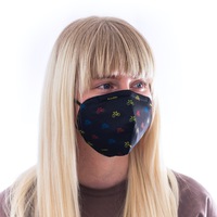 Ochranná maska s FFP3 filtrom Fusakle Cyklista čierny