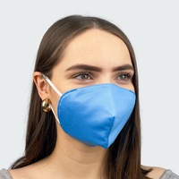 Ochranná maska s FFP2 filtrom Fusakle Decenťák bledomodrý