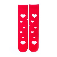 Ponožky Feetee Hearts red